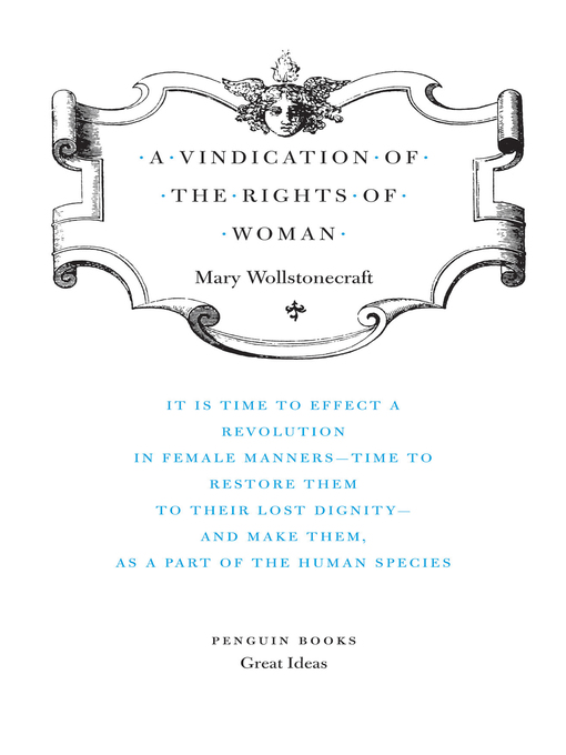 Title details for A Vindication of the Rights of Woman by Mary Wollstonecraft - Available